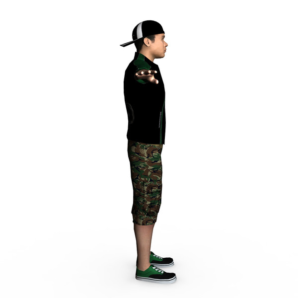 casual male 01 3d model - Casual Male 01... by ignisfatuus